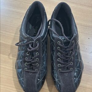 Mephisto Allrounder Women's Quilted Lace-Up Sneakers - Brown